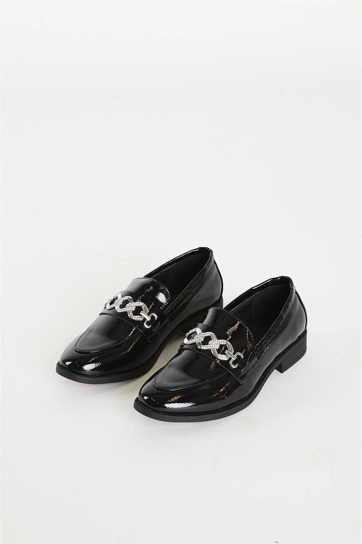 Black Patent Loafer -Black Loafer - Image 3