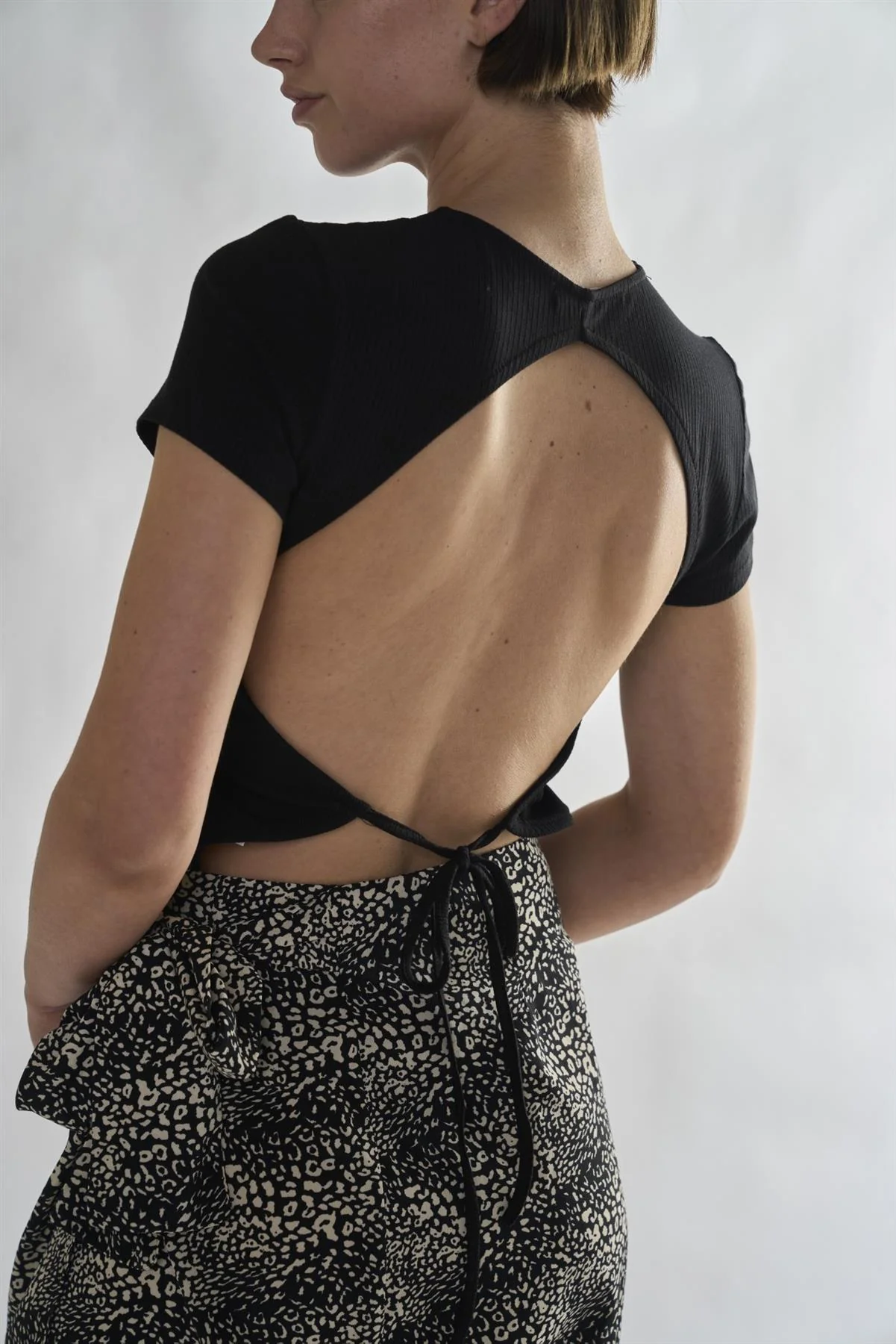 Black Round-Neck Tops - Image 3