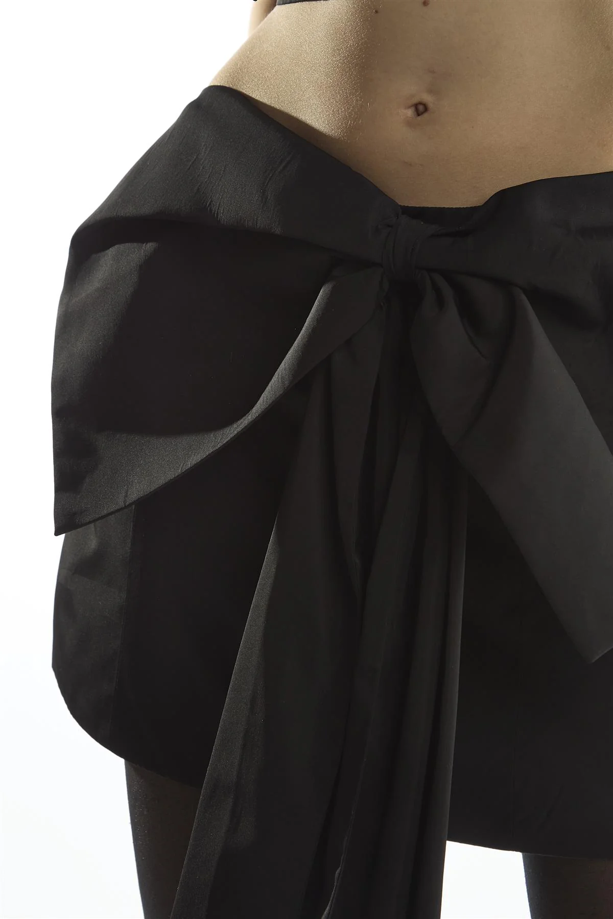 Bow Mini Skirt - Remi Co-ord Black - Image 4