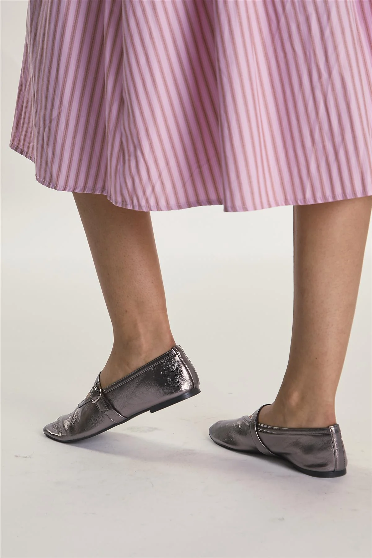 Bronze Buckle Ballet-Flats - Image 3