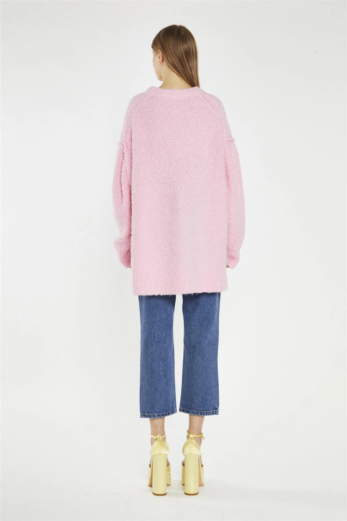 Candy-Pink Oversized-Jumper - Image 2