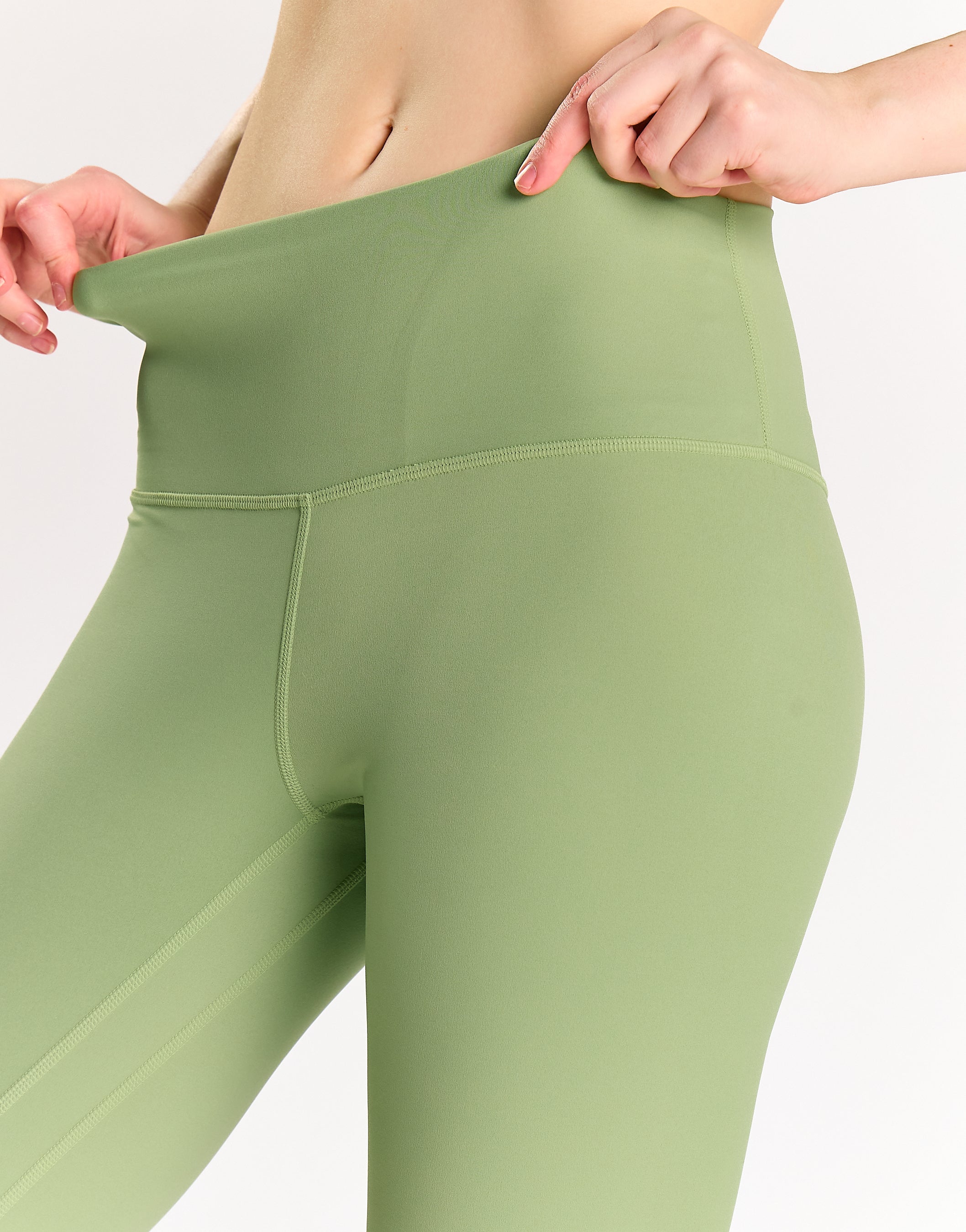 Fern Green High Waisted Gym Leggings - Image 3
