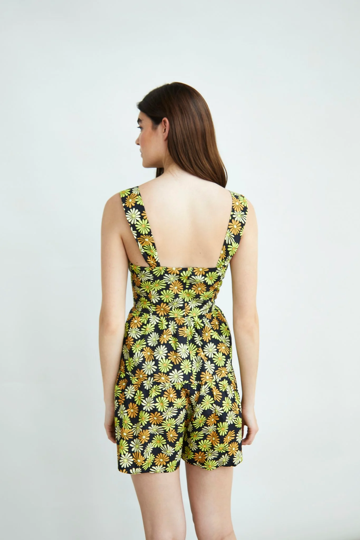 Glamorous Collection Printed Strappy Playsuit - Image 2