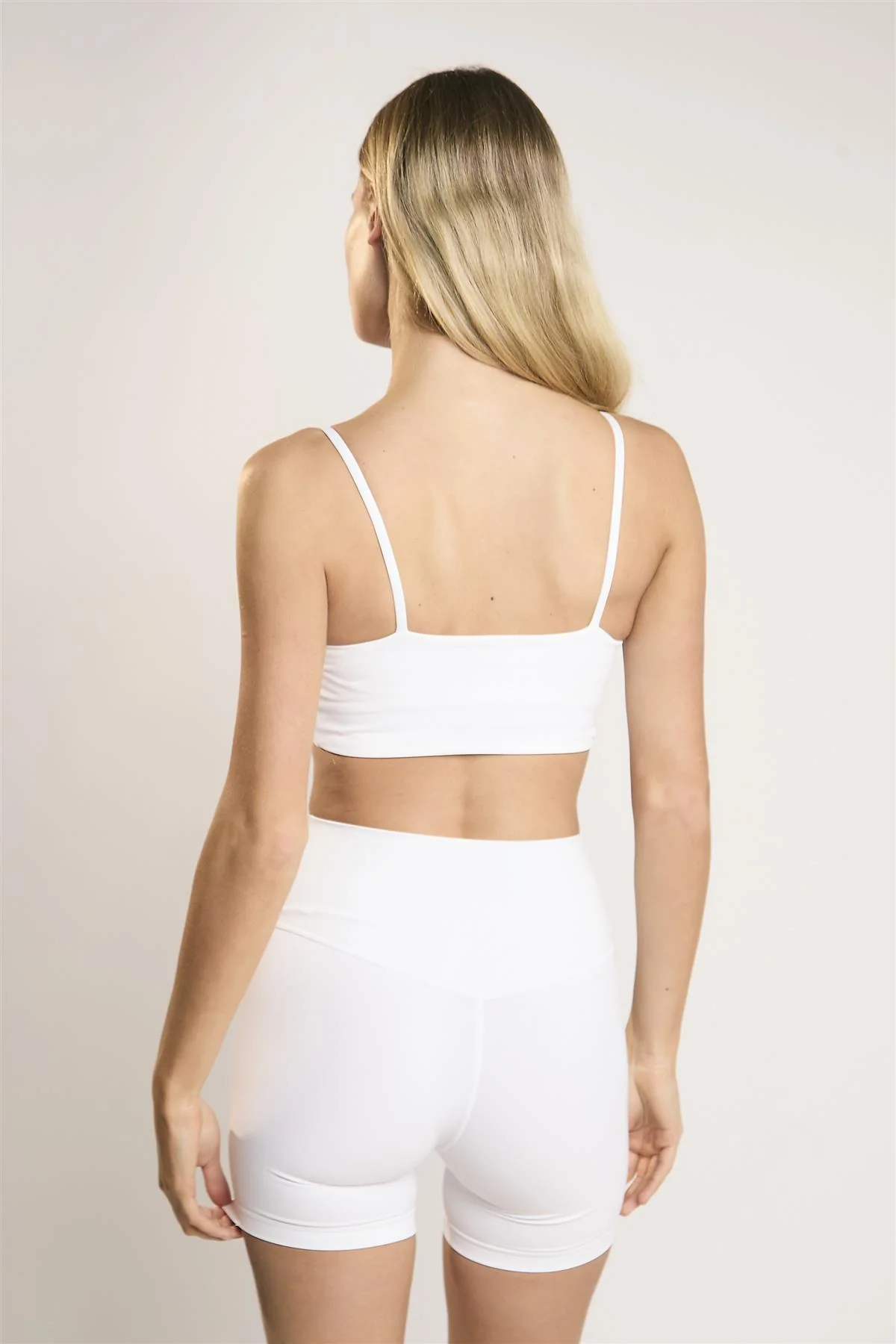 Signature White  Scoop-Neck Crop-Top - Image 2