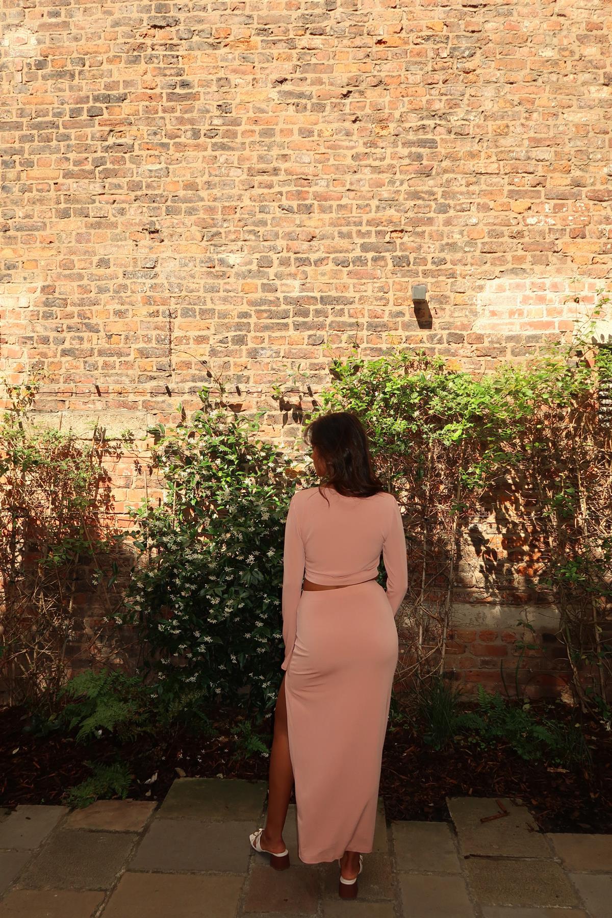 Soft-Terracotta Round-Neck Crop-Top - Image 2