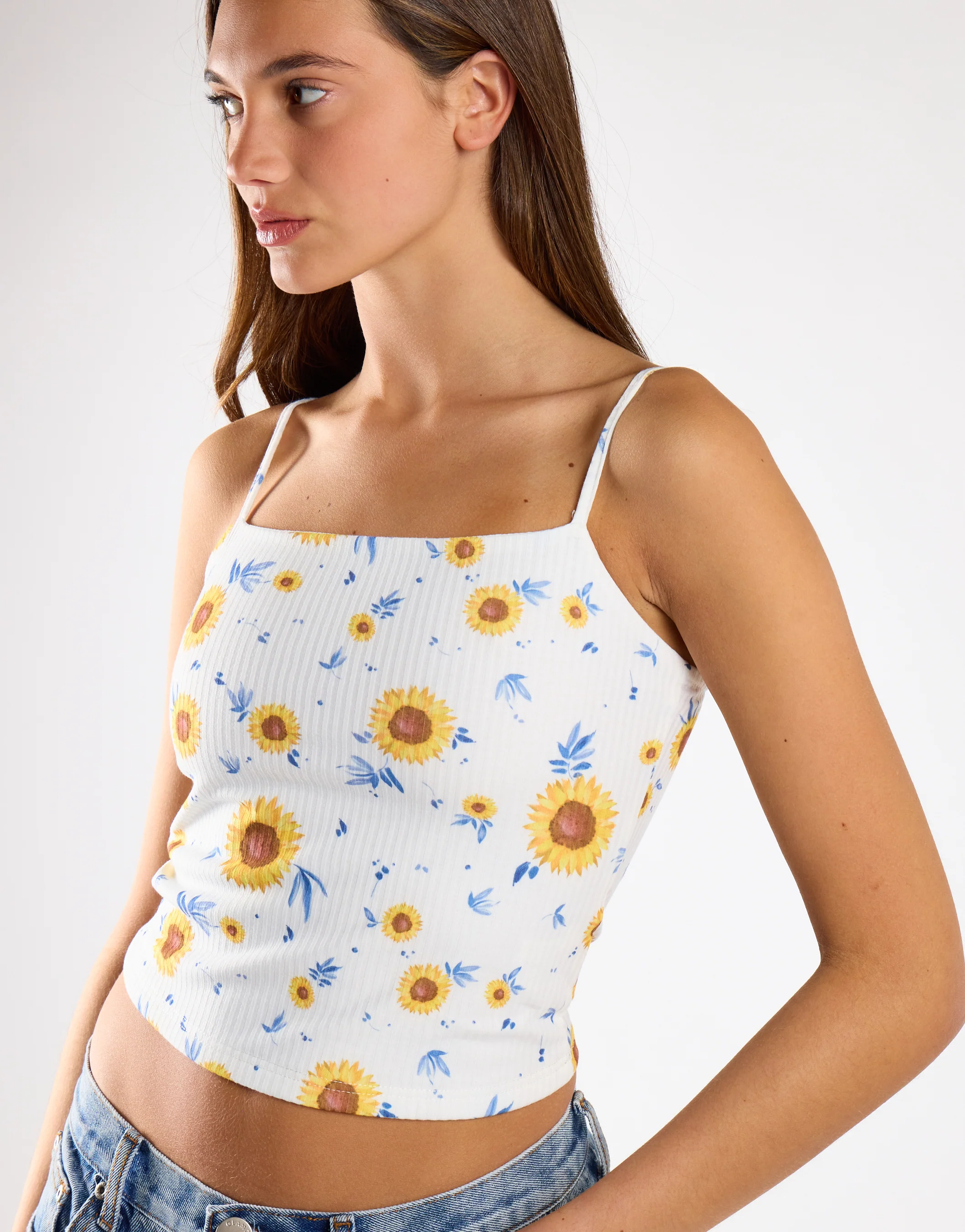 Sunflower-Rib Crop-Top - Image 4