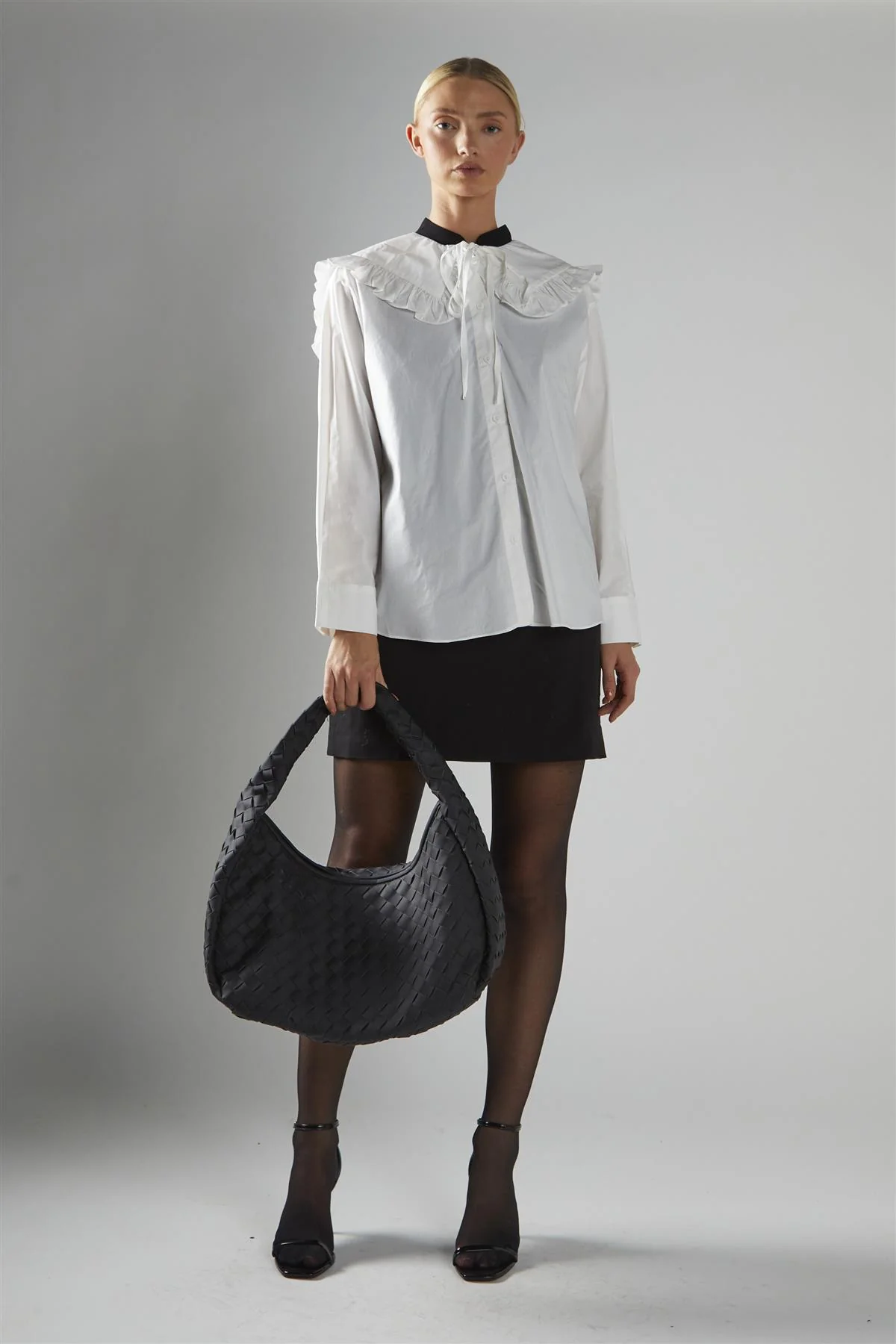 White Collared Shirt