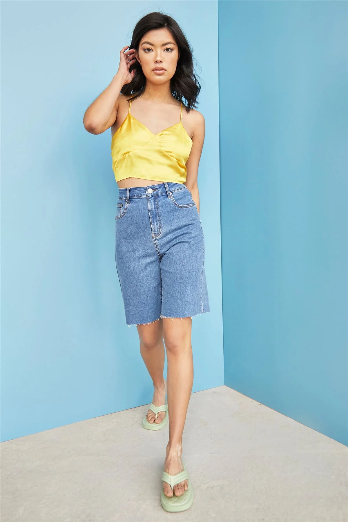 Yellow Crop Top - Image 3
